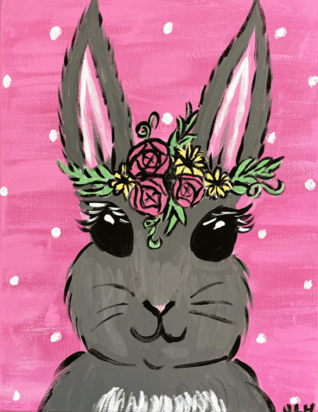 Cookies and Canvas Pretty Bunny