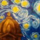Paint and Sip Starry Golden Dome