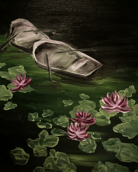 Paint and Sip Vivid Pond