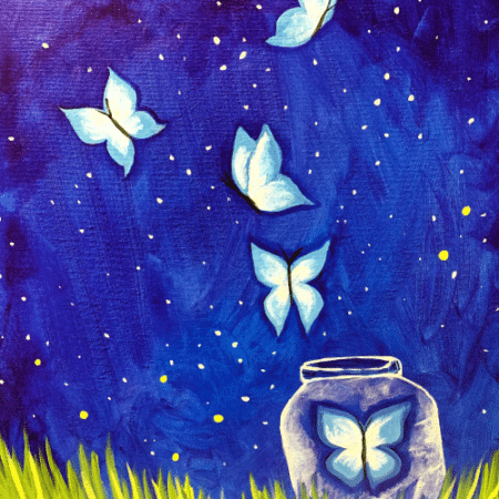 Paint and Sip Butterfly Light