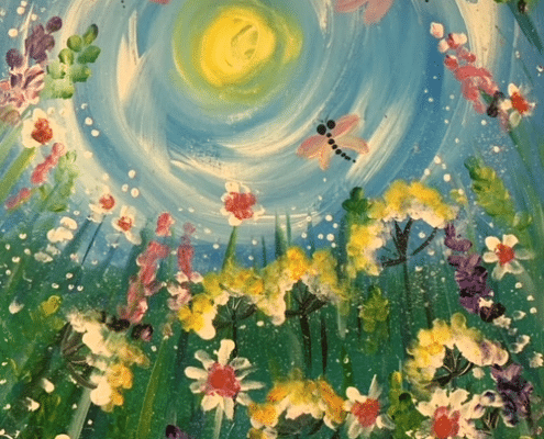 Paint and Sip Dancing In Spring
