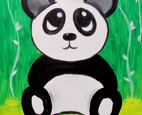Cookies and Canvas Panda Bear