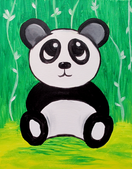 Cookies and Canvas Panda Bear