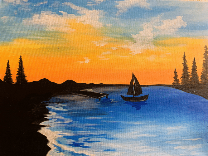 Paint and Sip Boat Life