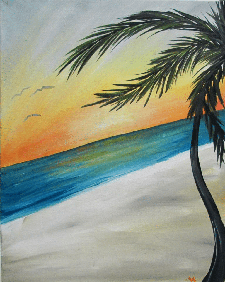 Paint and Sip Beach Daze