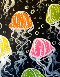 Cookies and Canvas Event Jellyfish Party