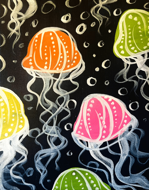 Cookies and Canvas Event Jellyfish Party