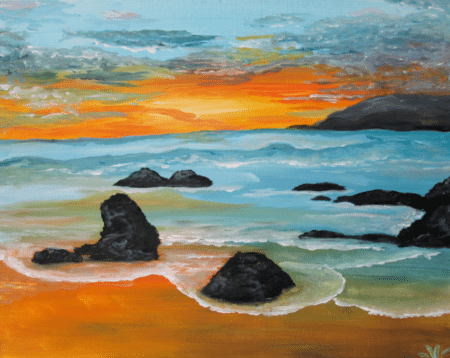 Paint and Sip Quiet Sunset