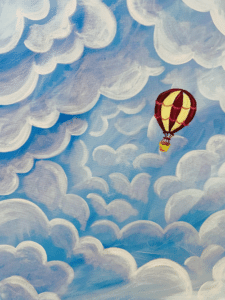 Paint and Sip Up, Up and Away