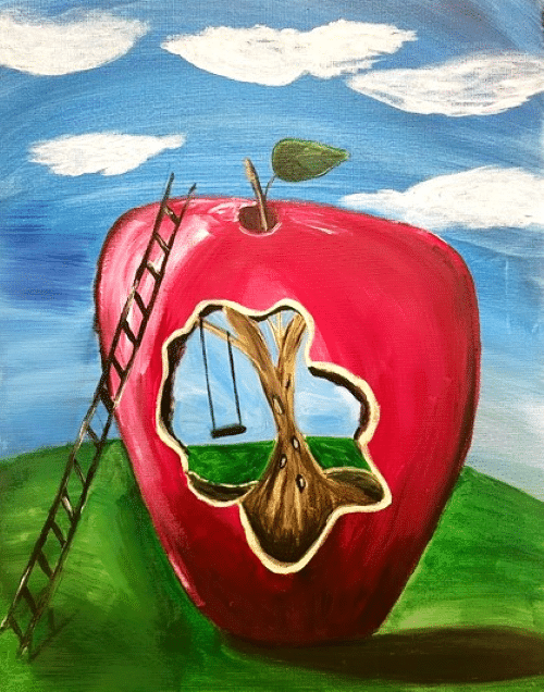 Paint and Sip Apple Swing