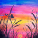 Paint and Sip Butterfly Sunset