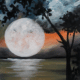 Paint and Sip Moonlight Over The Lake