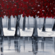 Paint and Sip Red Trees