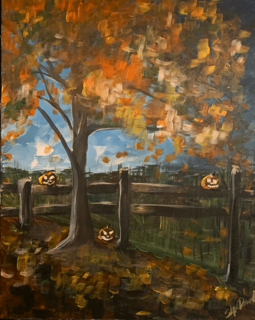 Paint and Sip Crisp October Night