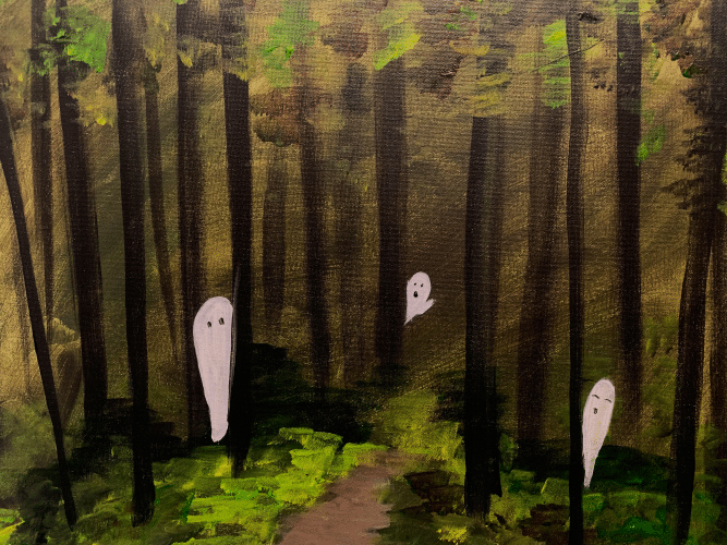 Paint and Sip Haunted Forest