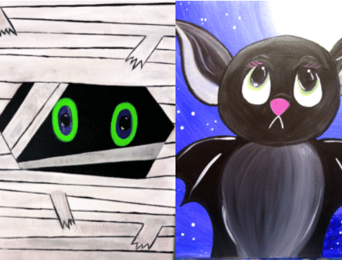 Cookies and Canvas Mummy or Bat