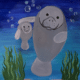 Cookies and Canvas Mama & Me Manatees
