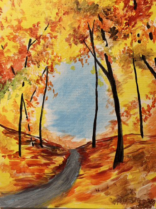 Paint and Sip Brilliant Autumn Day