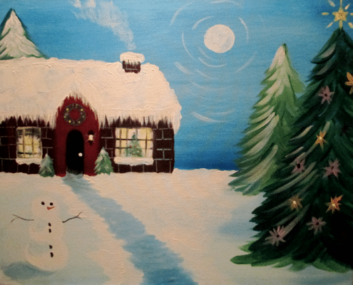 Paint and Sip Winter Night