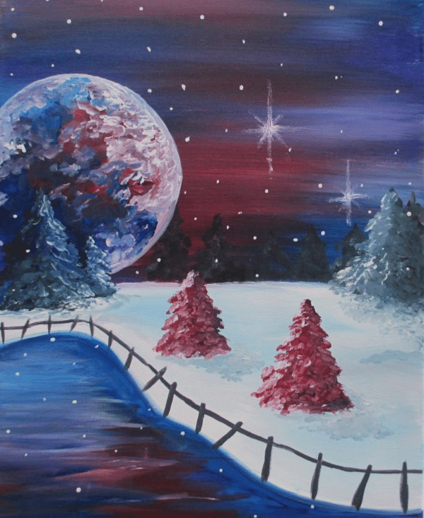 Paint and Sip Winter Wonderland