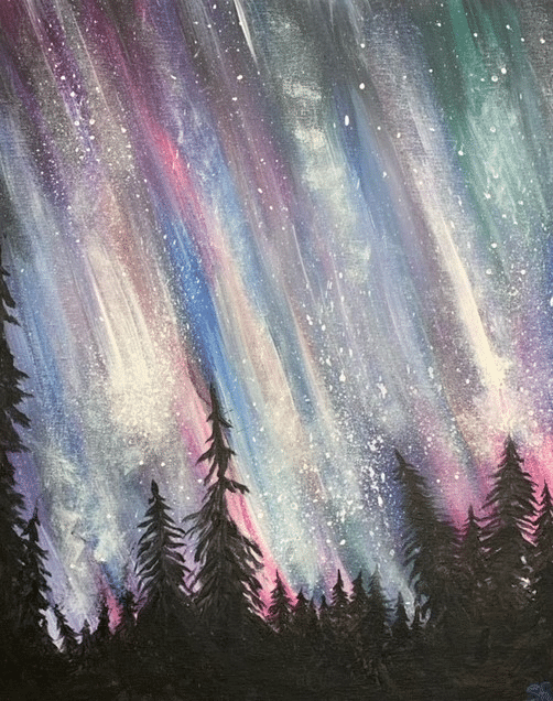 Paint and Sip Starry Winter