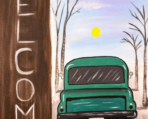 Paint and Sip Welcome