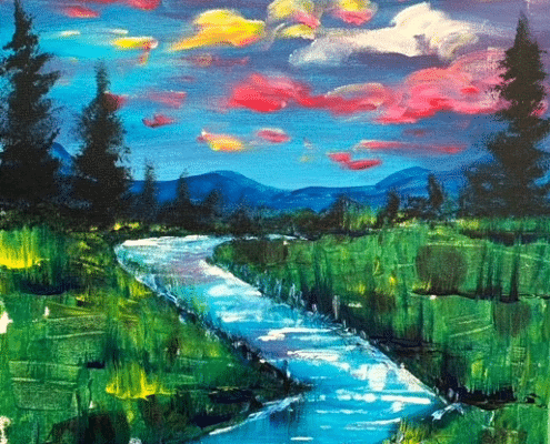 Paint and Sip A Hint Of Autumn SR