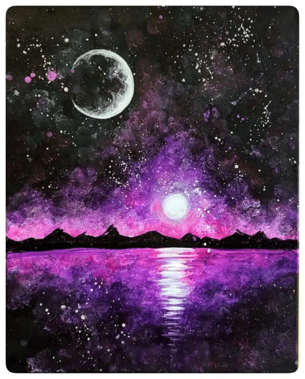 Paint and Sip Amethyst Night