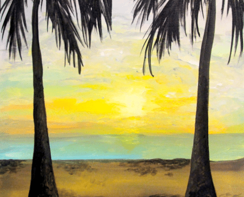 Paint and Sip Sunset Sands