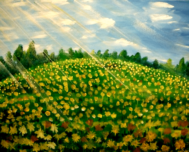 Paint and Sip Blooming Meadow