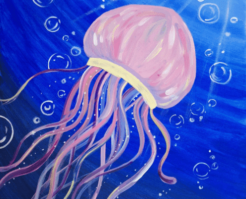 Paint and Sip Beauty Under The sea