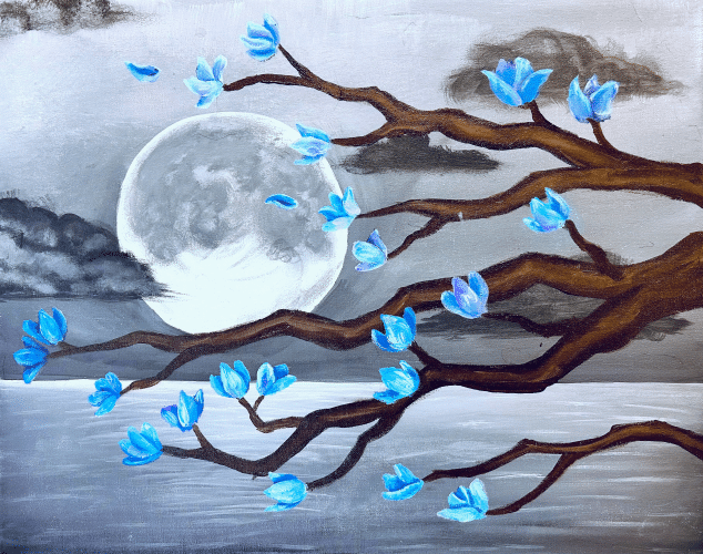 Paint and Sip Evening Blossoms