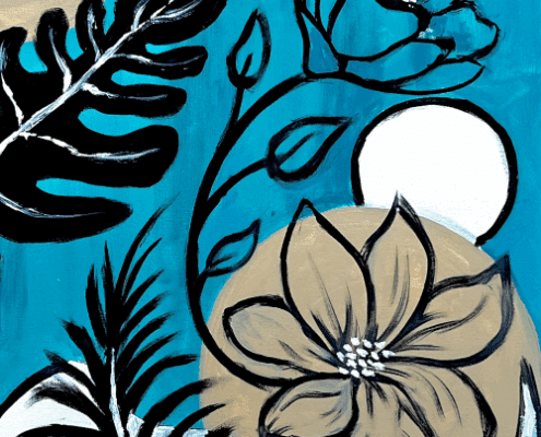Paint and Sip Flora Flow