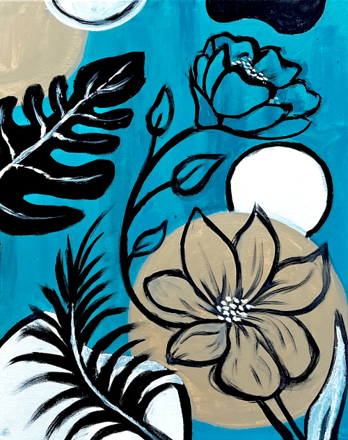 Paint and Sip Flora Flow