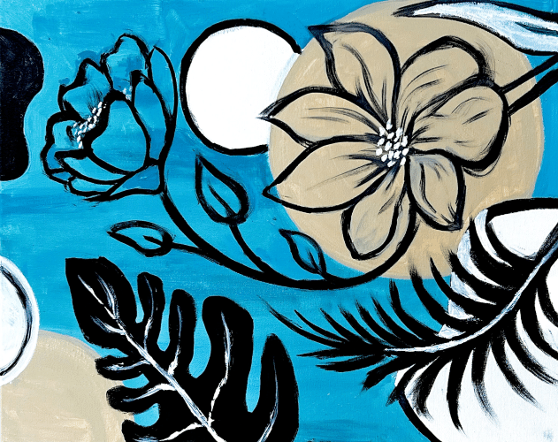 Wine and Canvas Flora Flow