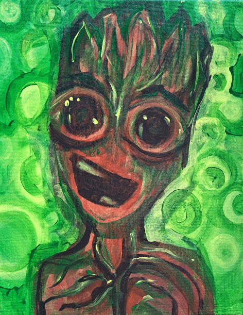 Cookies and Canvas Groot