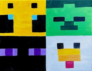 Cookies and Canvas Pixel Pal Party