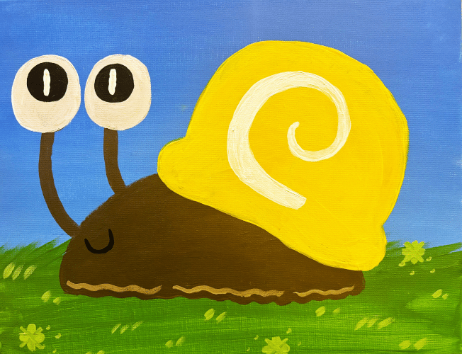 Cookies and Canvas Smiley Snail KG