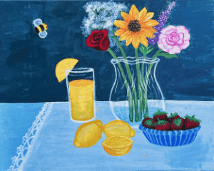Paint and Sip Summer Still Life
