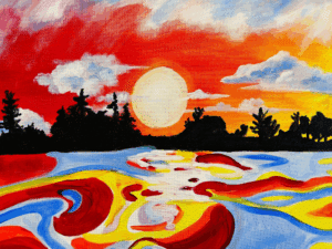 Paint and Sip Sunset