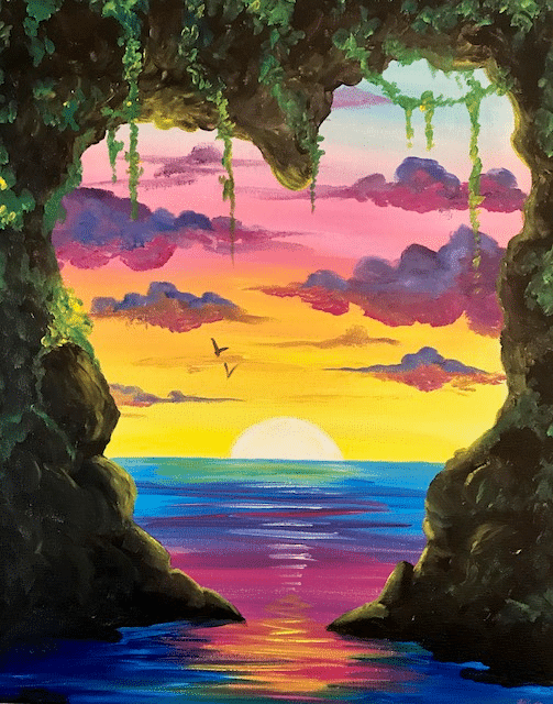 Paint and Sip Tropical Love