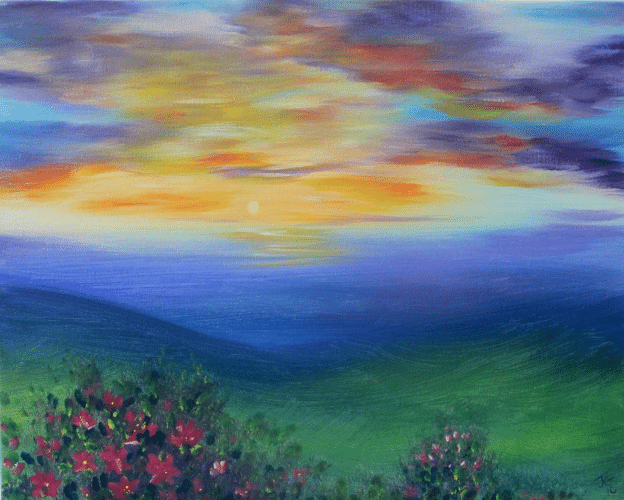 Paint and Sip Blue Ridge Mountain