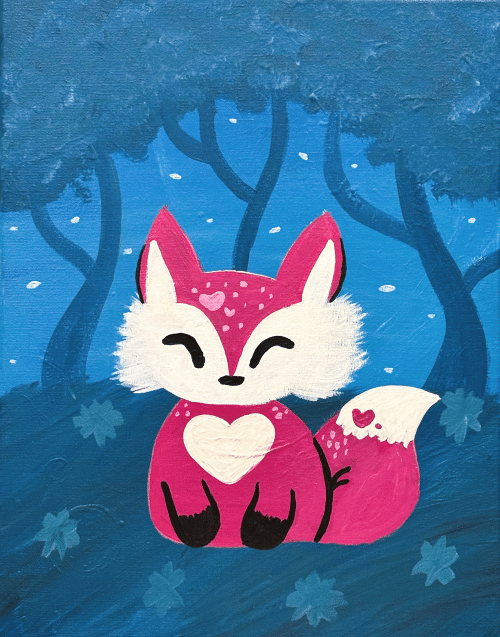 Cookies and Canvas Fox In The Forest