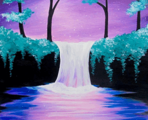 Paint and Sip Midnight Magic