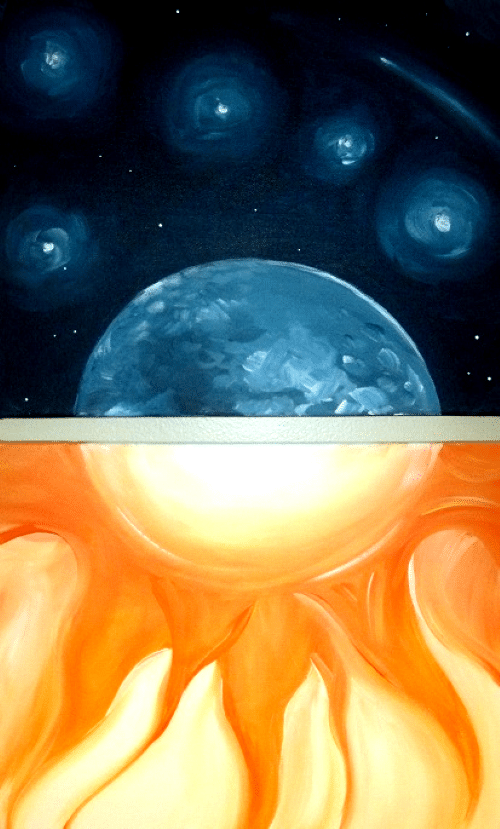 Paint and Sip Sun and Moon