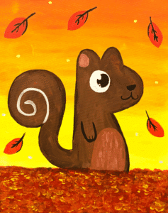 Cookies and Canvas Autumn Squirrel