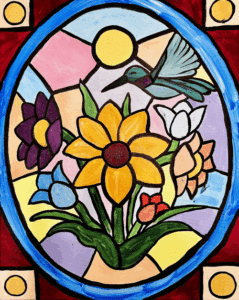 Paint and Sip Stained Glass
