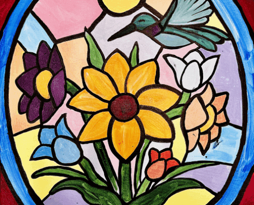 Paint and Sip Stained Glass