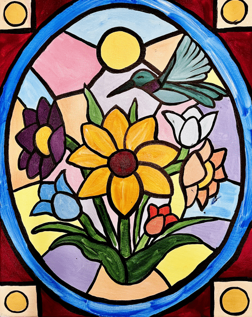 Paint and Sip Stained Glass