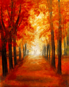 Paint and Sip Stroll Into Fall
